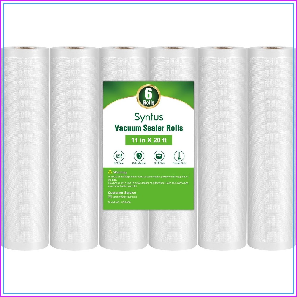 Vacuum Sealer Bags Rolls Bpa Free - 6 Rollos de Bolsas para Envasar
