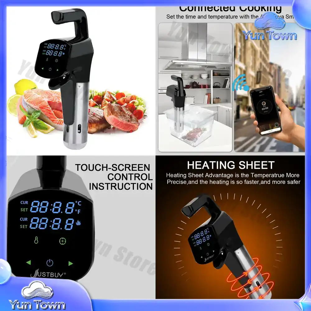 Sous Vide Immersion Circulator Wifi - Máquina Sous Vide Inteligente con WiFi,