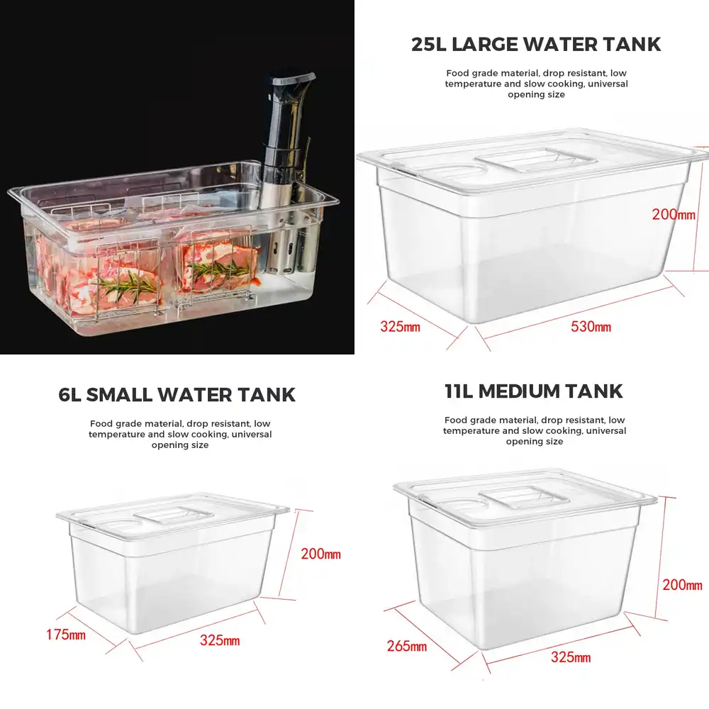 Oferta 2026: Kit de Accesorios - Sous Vide Container With Lid 11L reseña y precio