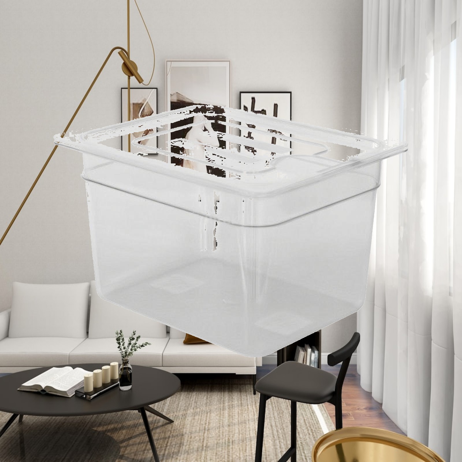 Recipiente transparente de 11  - Sous Vide Container With Lid 11L reseña y precio