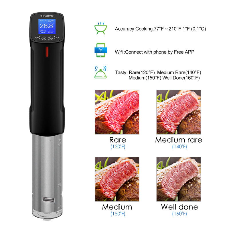 INKBIRD-cocina Sous Vide de 10 - Sous Vide Immersion Circulator Wifi reseña y precio