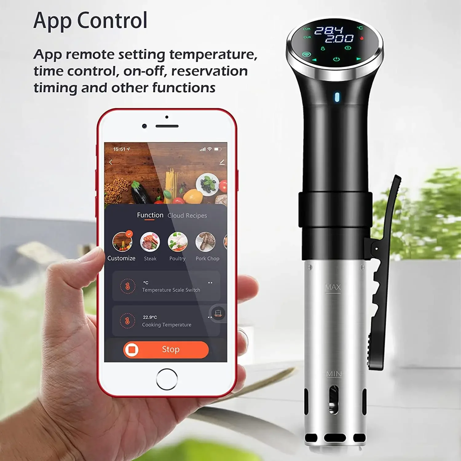 Circulador de inmersión WiFi S - Sous Vide Immersion Circulator Wifi reseña y precio