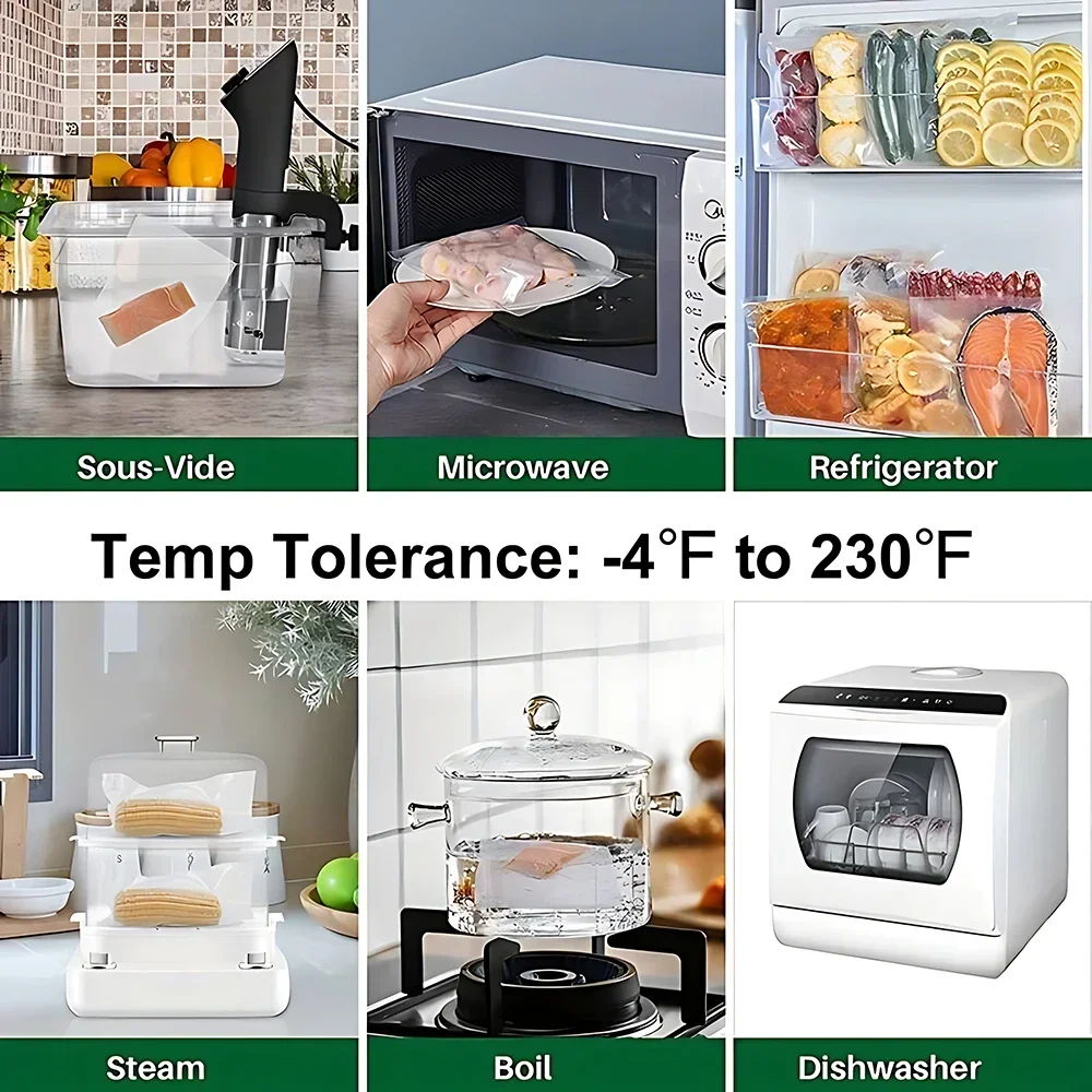 50 bolsas selladoras al vacío  - Vacuum Sealer Bags Rolls Bpa Free reseña y precio