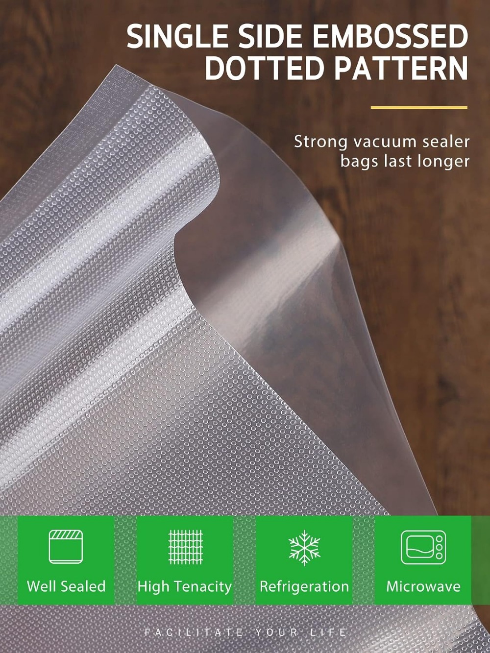 6 Rollos de Bolsas para Envasa - Vacuum Sealer Bags Rolls Bpa Free reseña y precio