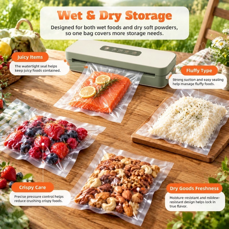 1 rollo de bolsas para envasar - Vacuum Sealer Bags Rolls Bpa Free reseña y precio
