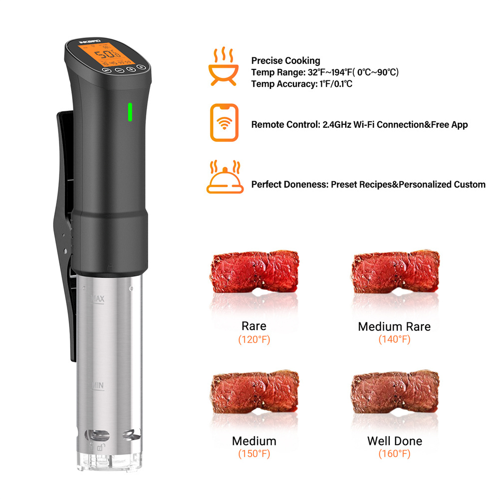 INKBIRD-cocina de precisión cu - Sous Vide Immersion Circulator Wifi reseña y precio