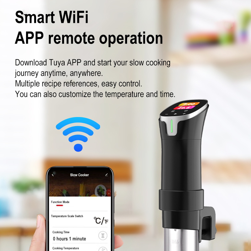Cocina Sous Vide WIFI, 1100W,  - Sous Vide Immersion Circulator Wifi reseña y precio