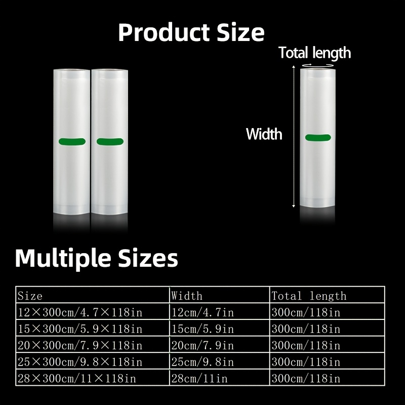 Paquete de 2 Rollos de Bolsas  - Vacuum Sealer Machine For Sous Vide reseña y precio