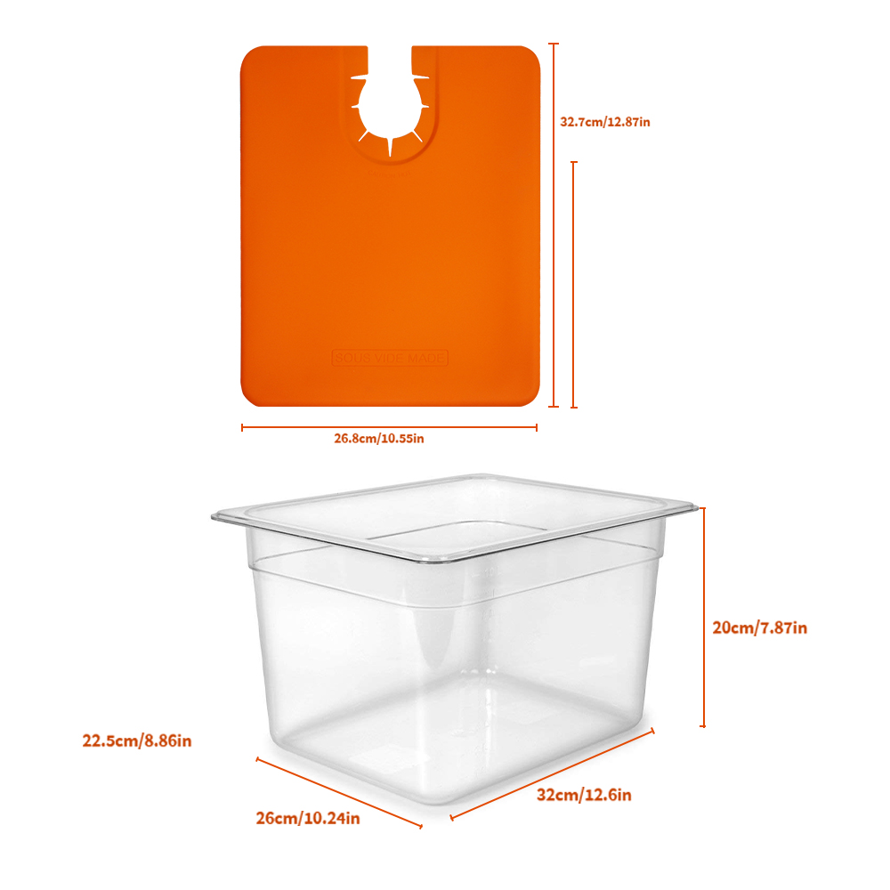 Juego de cocina Sous Vide para - Sous Vide Container With Lid 11L reseña y precio