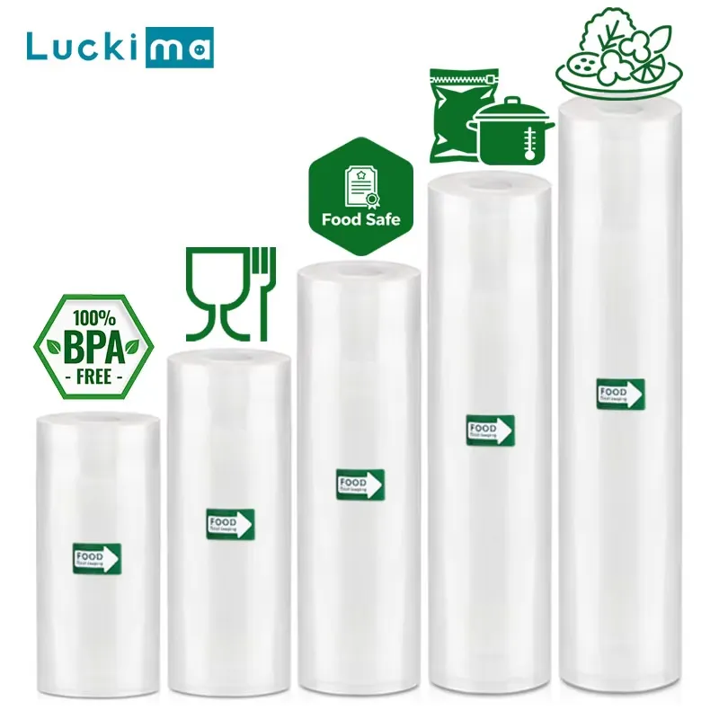 Juego de 5 Rollos de Bolsas pa - Vacuum Sealer Bags Rolls Bpa Free reseña y precio