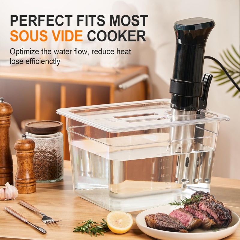 Contenedor Sous Vide de 6L/11L - Sous Vide Container With Lid 11L reseña y precio