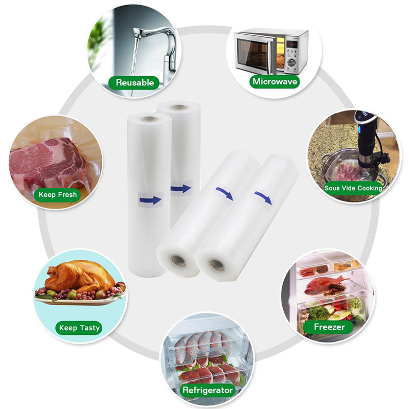 Bolsas para sellar alimentos a - Vacuum Sealer Bags Rolls Bpa Free reseña y precio