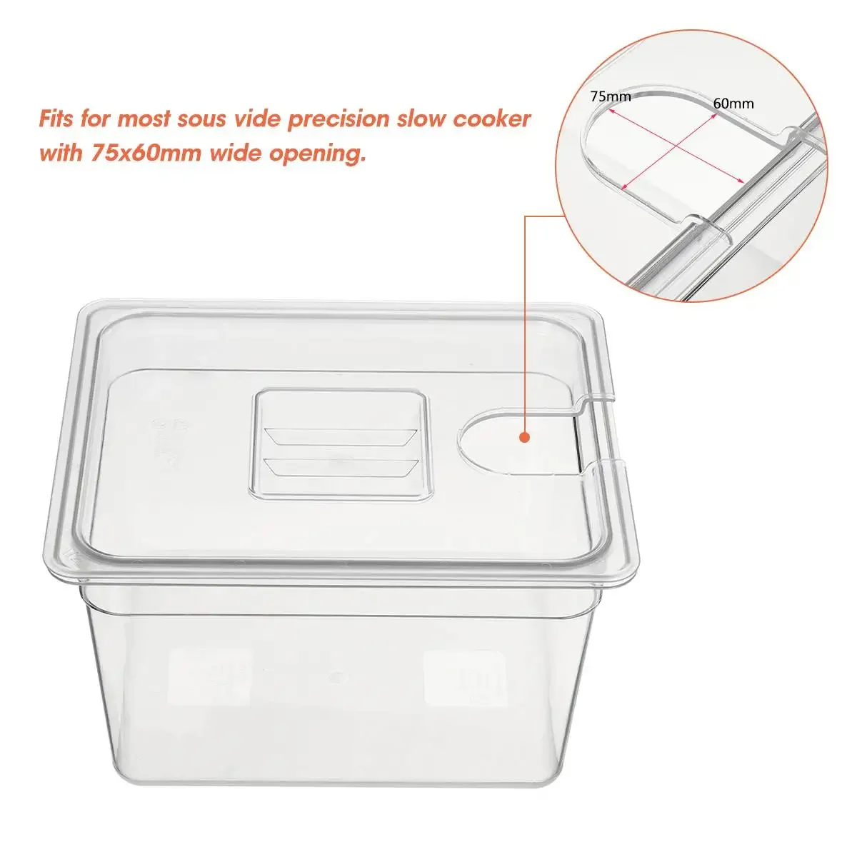 Contenedor de Agua Sous Vide d - Sous Vide Container With Lid 11L reseña y precio