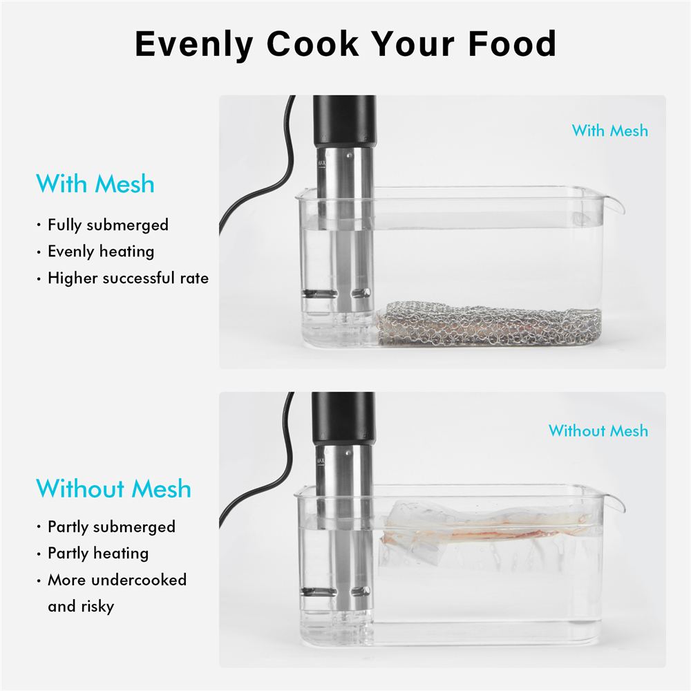 SOVIDER-plomos de malla de ace - Sous Vide Weights Food Grade reseña y precio
